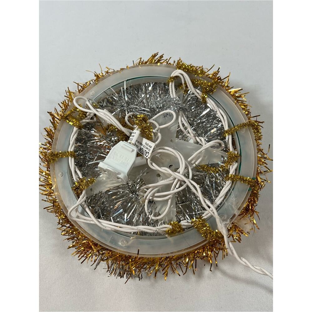 Vintage Mid Cenutry Angel Tree Topper Top or Christmas Decor Lighted Restored - Picture 10 of 13